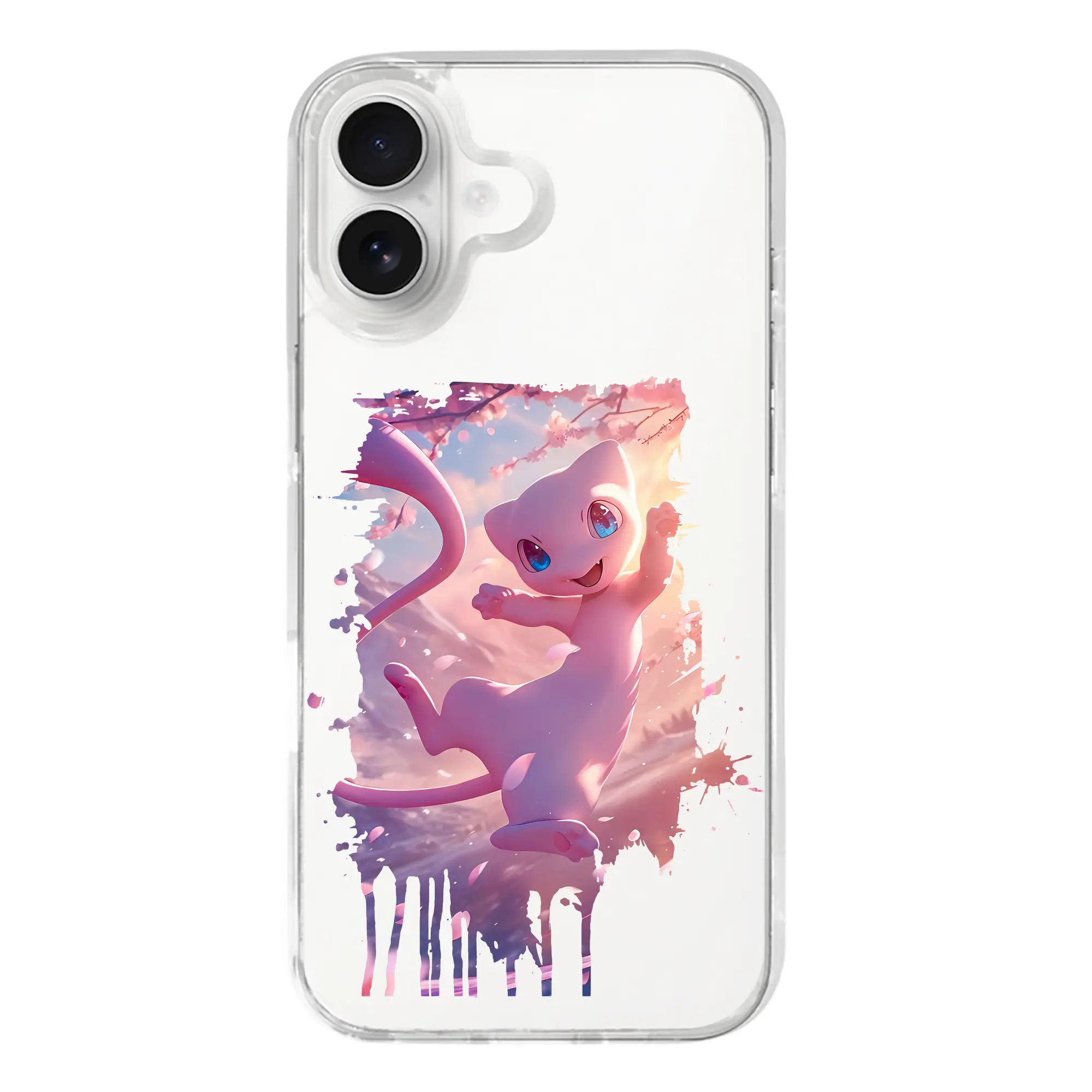 ポケモン グッズ,ミュウ - iPhone 17シリーズ 透明スマホケース – 薄型・耐衝撃・精密フィット保護カバー